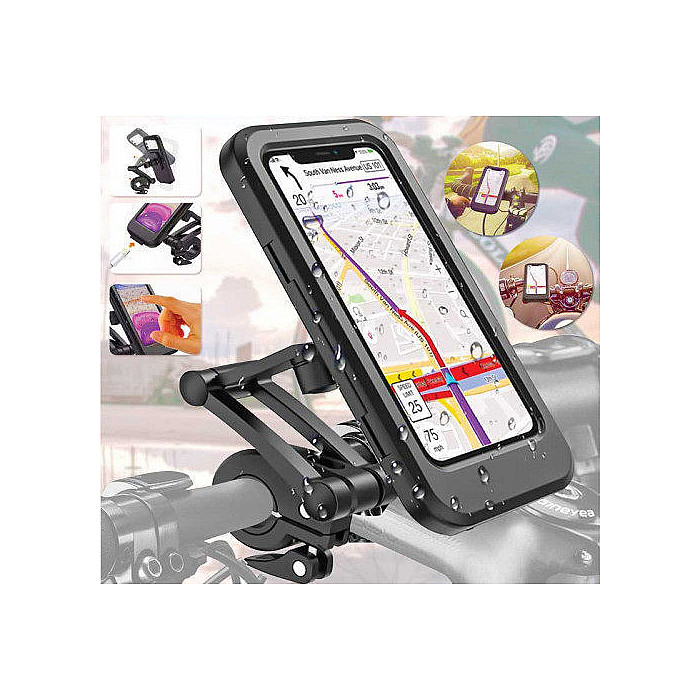 HL-69 Waterproof Bike Phone Mount Cell Phone Holder